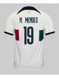 Billige Portugal Nuno Mendes #19 Bortedrakt VM 2022 Kortermet
